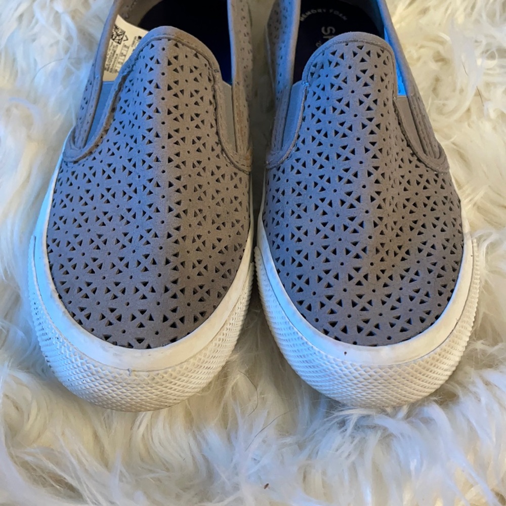 Sperry Women's Perforated Slip-On Loafers - Taupe